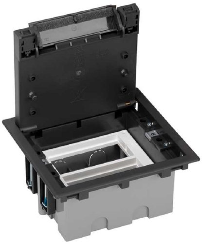 Лючок регулируемый в бетон Simon Connect Cima SF270 2х2 мод. 171x187x76мм IP44 графит фото Лючок регулируемый в бетон Simon Connect Cima SF270 2х2 мод. 171x187x76мм IP44 графит картинка